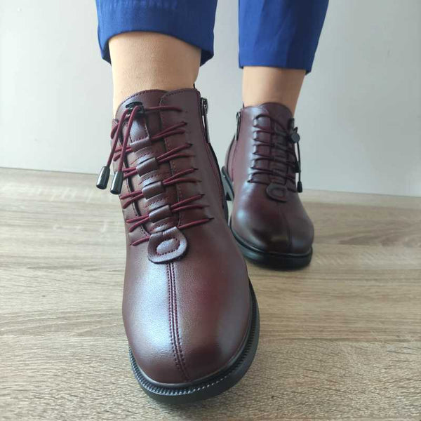 GHETE CASUAL DAMA PASS 930001B BORDO - imagine 5