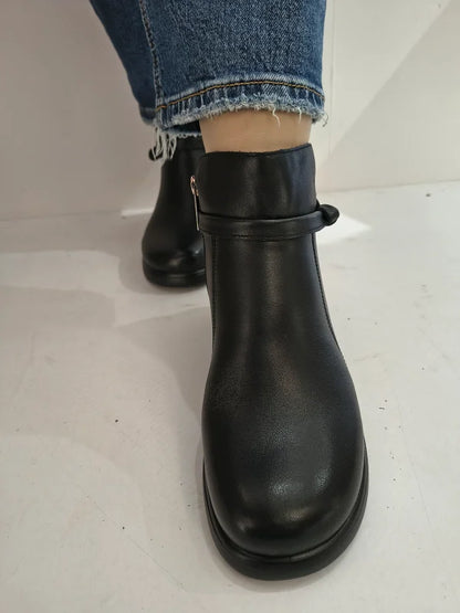 GHETE CASUAL DAMA PASS 970003A 01-N NEGRE