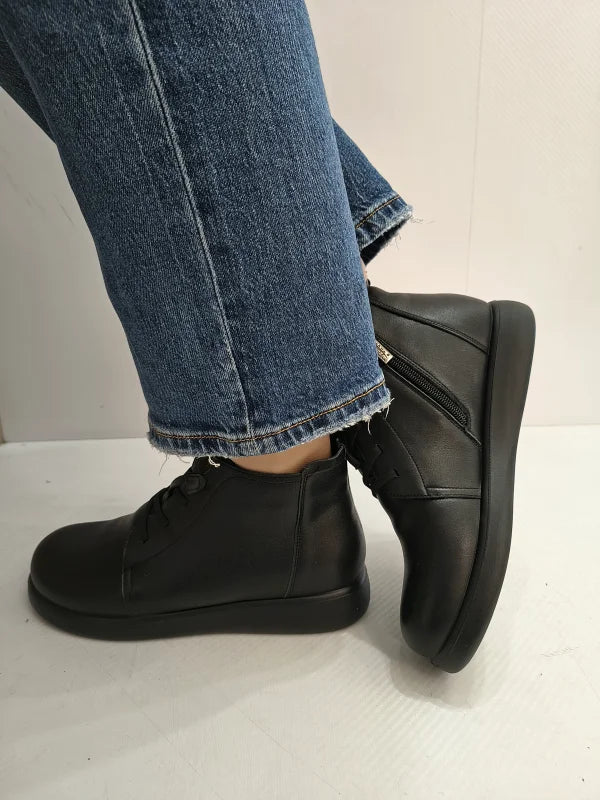 GHETE CASUAL DAMA PASS 970016A 01-N NEGRE - imagine 3
