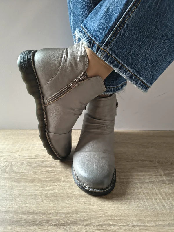 GHETE CASUAL DAMA PASS 870027D 14-N GRI - imagine 5