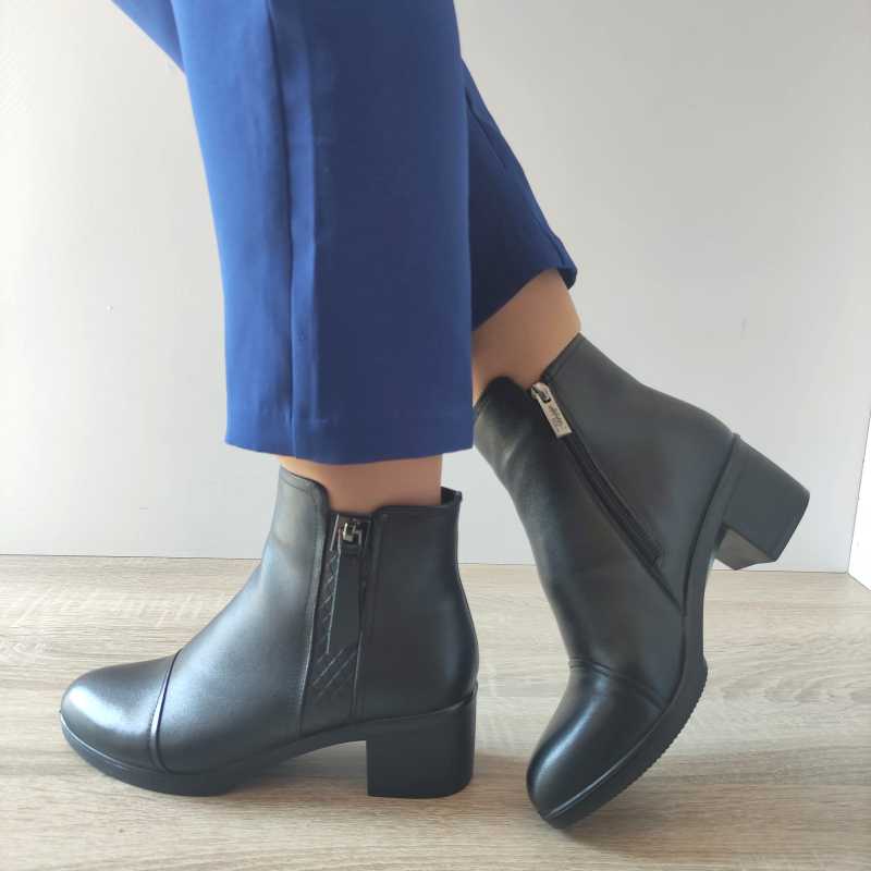 GHETE CASUAL DAMA PASS P1825-28 01-N NEGRE - imagine 5