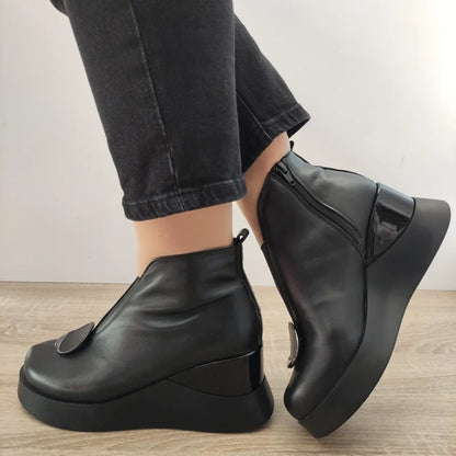 GHETE CASUAL DAMA PERLLA 1607-1 NEGRE
