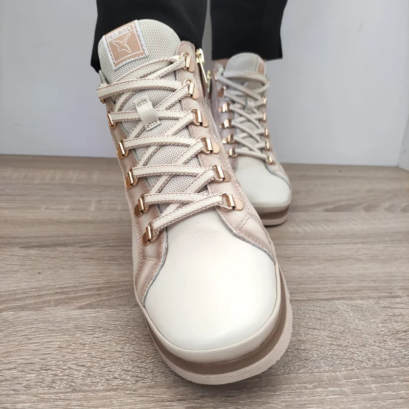 GHETE CASUAL DAMA PIKOLINOS W3W-8564C1 CREM NATA - imagine 5