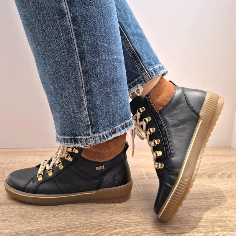 GHETE CASUAL DAMA REMONTE D0781-14 BLEUMARIN - imagine 5