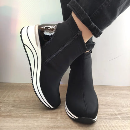 GHETE CASUAL DAMA REMONTE D0T73-03 NEGRE STRETCH