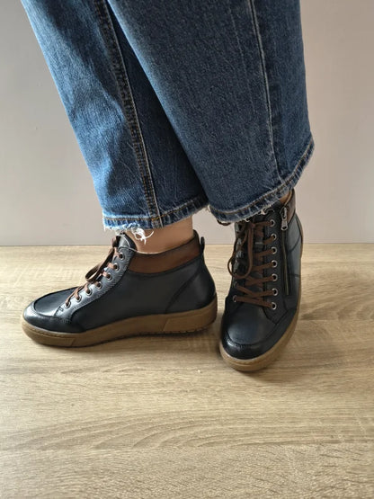 GHETE CASUAL DAMA REMONTE D2T70-14 BLEUMARIN