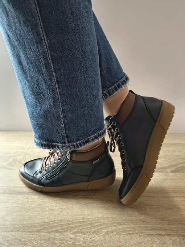 GHETE CASUAL DAMA REMONTE D2T70-14 BLEUMARIN - imagine 2