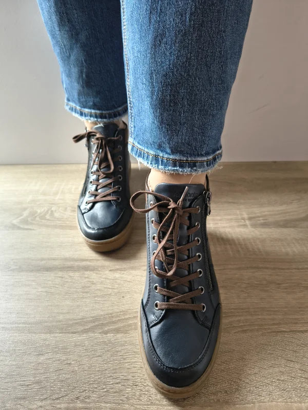 GHETE CASUAL DAMA REMONTE D2T70-14 BLEUMARIN