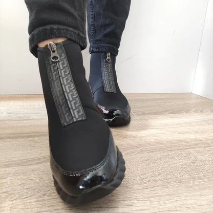GHETE CASUAL DAMA REMONTE D5983-03 NEGRE
