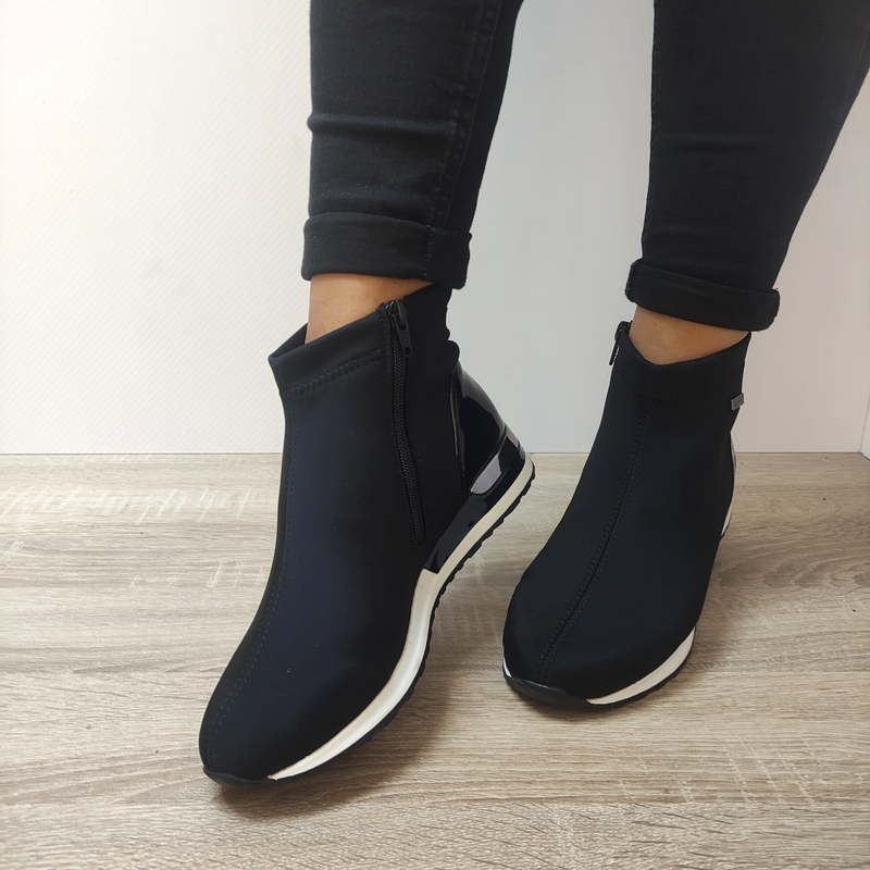 GHETE CASUAL DAMA REMONTE R2571-02 NEGRE - imagine 5