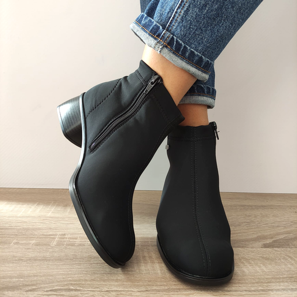 GHETE CASUAL DAMA REMONTE R8872-00 NEGRE - imagine 4