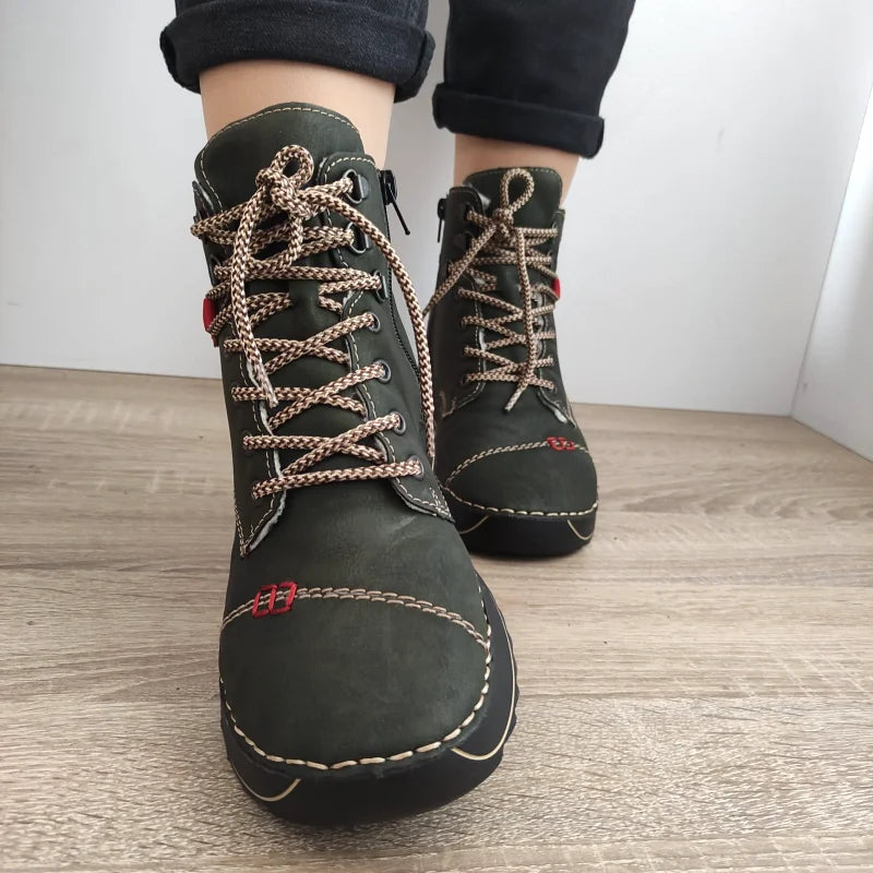 GHETE CASUAL DAMA RIEKER 51545-54 VERZI - imagine 4