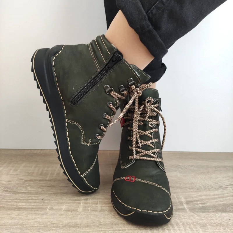 GHETE CASUAL DAMA RIEKER 51545-54 VERZI - imagine 5