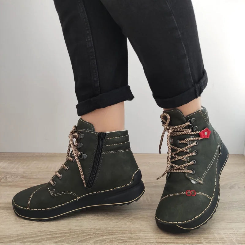 GHETE CASUAL DAMA RIEKER 51545-54 VERZI - imagine 2