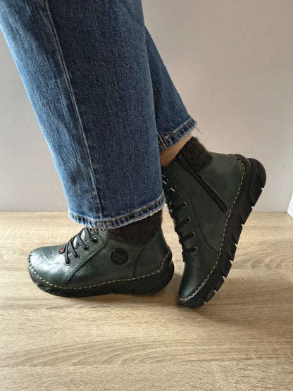 GHETE CASUAL DAMA RIEKER 55040-54 VERZI INCHIS