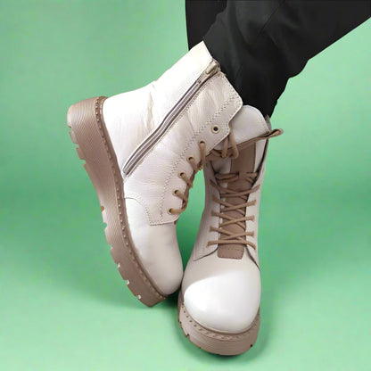 GHETE CASUAL DAMA RIEKER 70404-80 BEJ