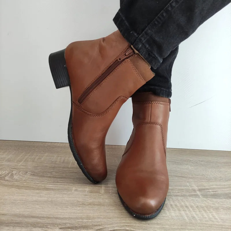 GHETE CASUAL DAMA RIEKER 78658-22 MARO CONIAC - imagine 3