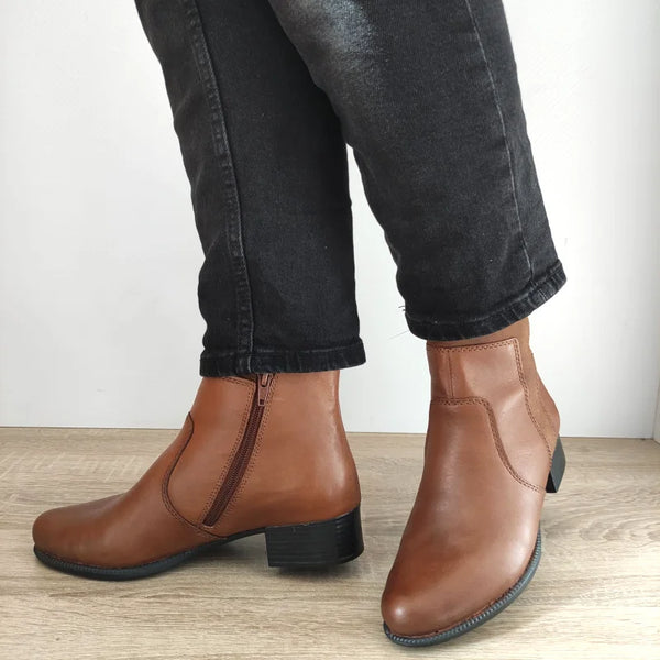 GHETE CASUAL DAMA RIEKER 78658-22 MARO CONIAC - imagine 5