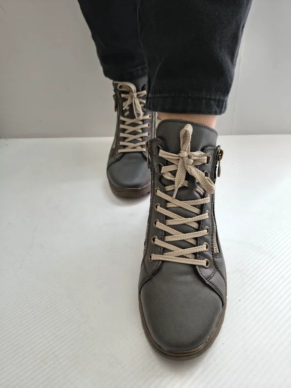 GHETE CASUAL DAMA RIEKER N1305-45 GRI - imagine 3