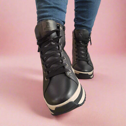 GHETE CASUAL DAMA RIEKER W0962-00 NEGRE