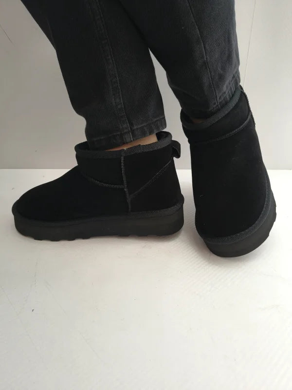 GHETE CASUAL DAMA S.OLIVER 26352-41 001 NEGRE VELUR - imagine 2