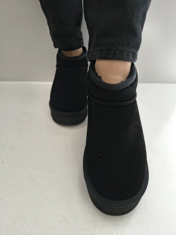 GHETE CASUAL DAMA S.OLIVER 26352-41 001 NEGRE VELUR - imagine 4