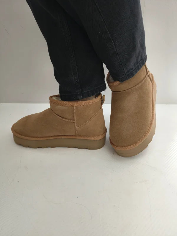 GHETE CASUAL DAMA S.OLIVER 26352-41 305 MARO CONIAC VELUR - imagine 2