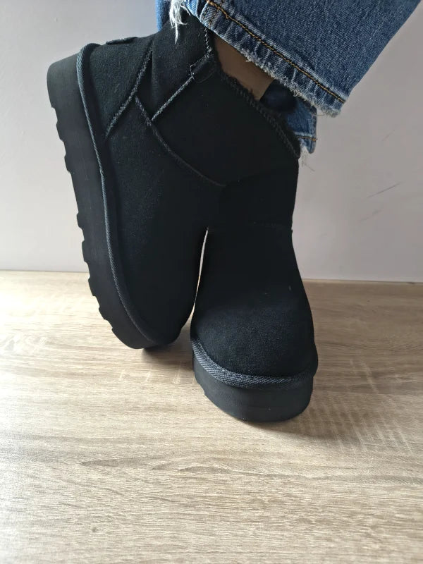GHETE CASUAL DAMA S.OLIVER 26447-43 001 NEGRE VELUR - imagine 4