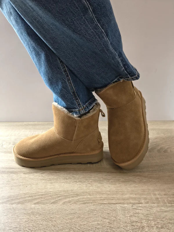 GHETE CASUAL DAMA S.OLIVER 26447-43 305 MARO CONIAC VELUR - imagine 2