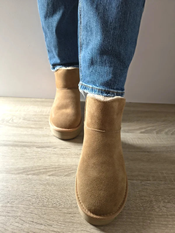 GHETE CASUAL DAMA S.OLIVER 26447-43 305 MARO CONIAC VELUR - imagine 4