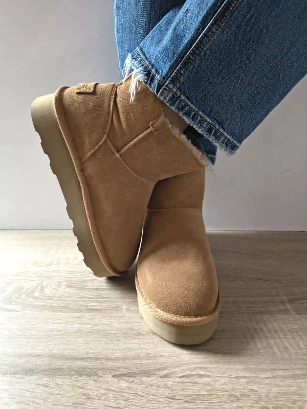 GHETE CASUAL DAMA S.OLIVER 26447-43 305 MARO CONIAC VELUR - imagine 5