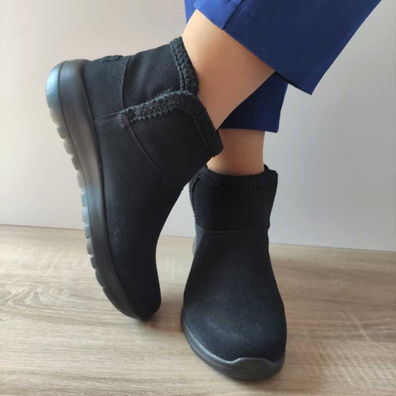 GHETE CASUAL DAMA SKECHERS 144113 BBK - imagine 5