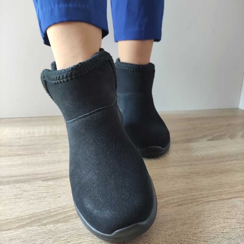 GHETE CASUAL DAMA SKECHERS 144113 BBK - imagine 3