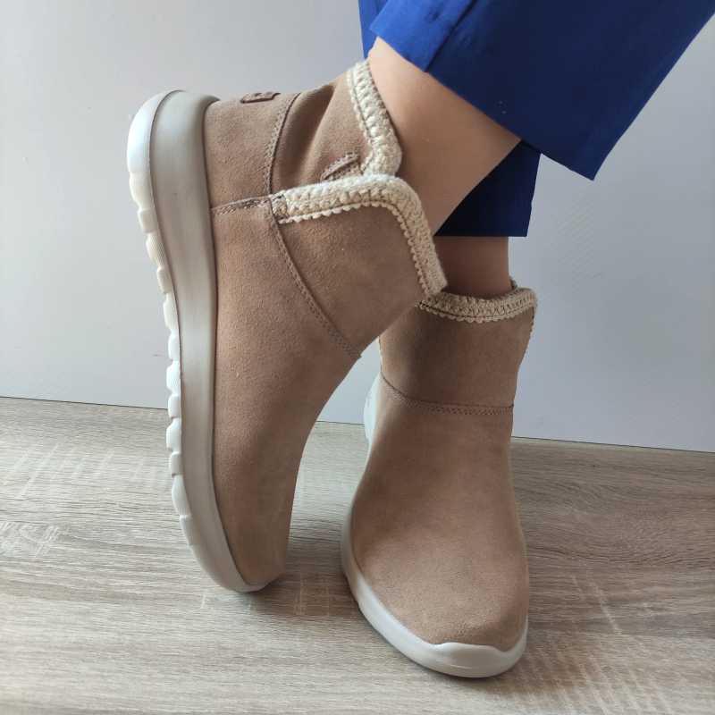 GHETE CASUAL DAMA SKECHERS 144113 TAN - imagine 5