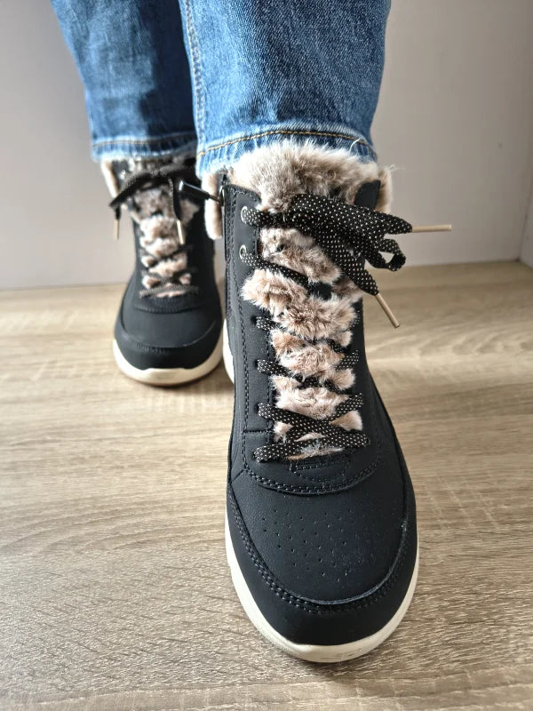 GHETE CASUAL DAMA SKECHERS 144199 BLK