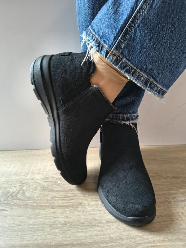 GHETE CASUAL DAMA SKECHERS 144211 BBK - imagine 4