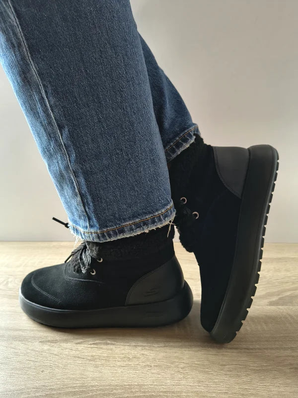 GHETE CASUAL DAMA SKECHERS 144722 BBK - imagine 3