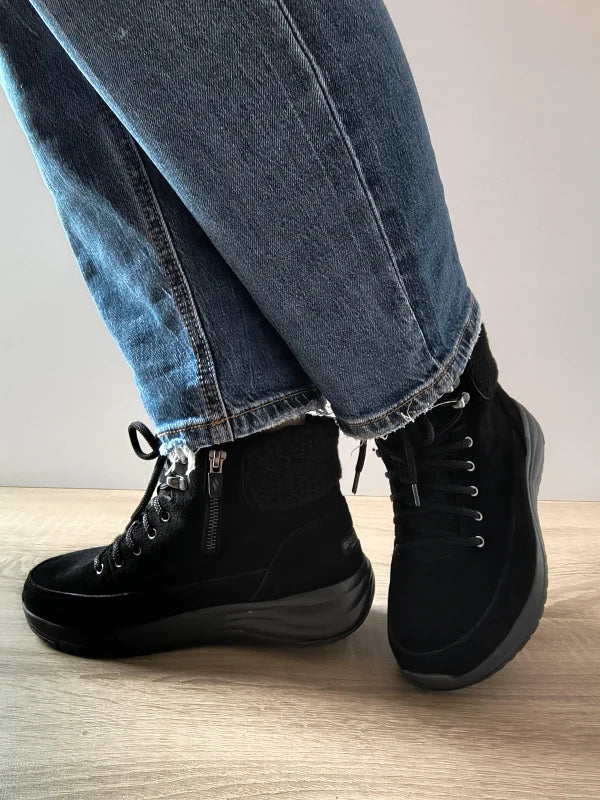 GHETE CASUAL DAMA SKECHERS 144770 BBK - imagine 2