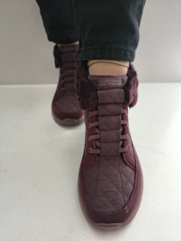 GHETE CASUAL DAMA SKECHERS 144841 BURG - imagine 4