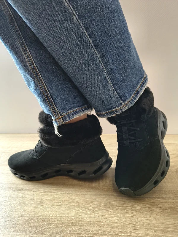 GHETE CASUAL DAMA SKECHERS 144880 BBK - imagine 5