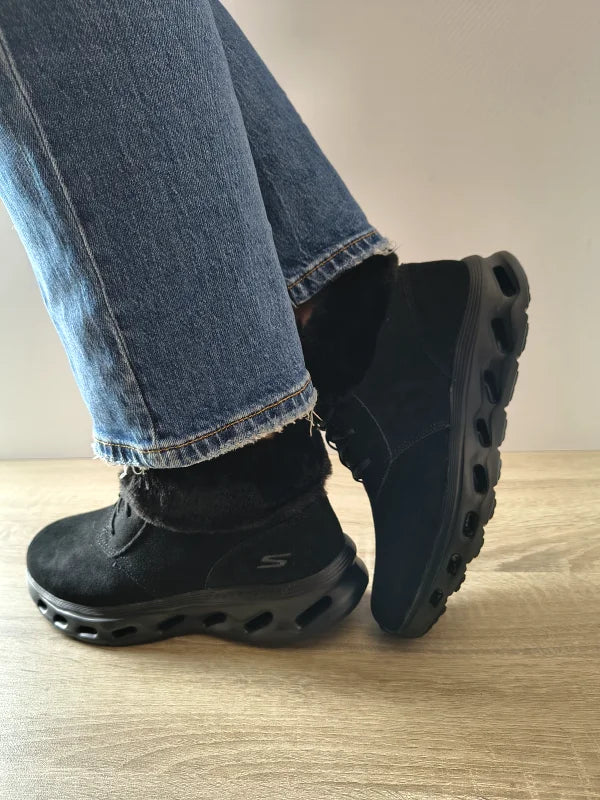 GHETE CASUAL DAMA SKECHERS 144880 BBK - imagine 2