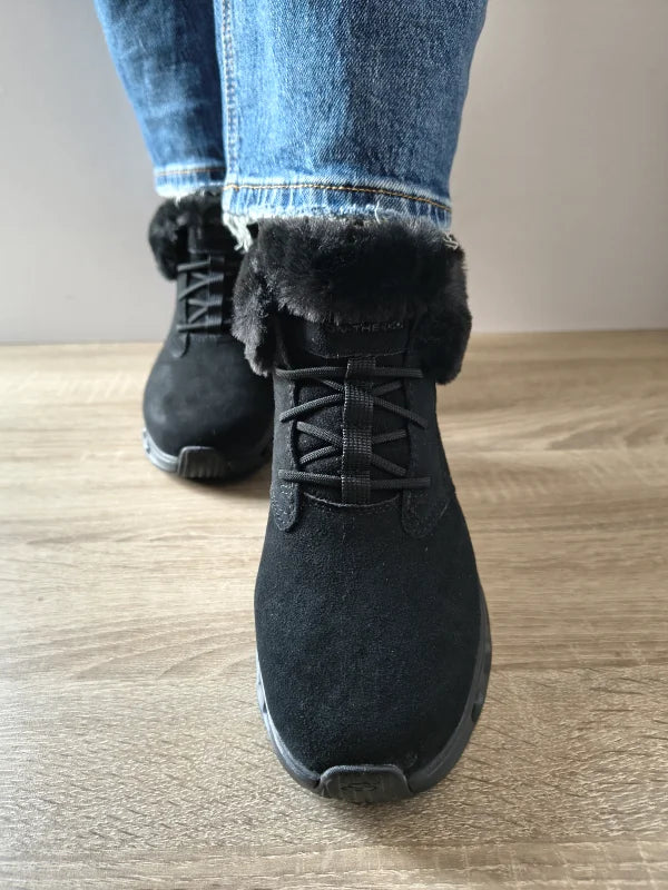GHETE CASUAL DAMA SKECHERS 144880 BBK - imagine 3