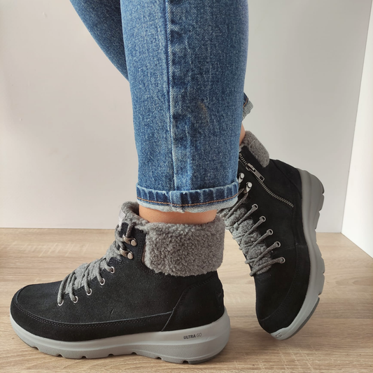 GHETE CASUAL DAMA SKECHERS 16677 BKGY