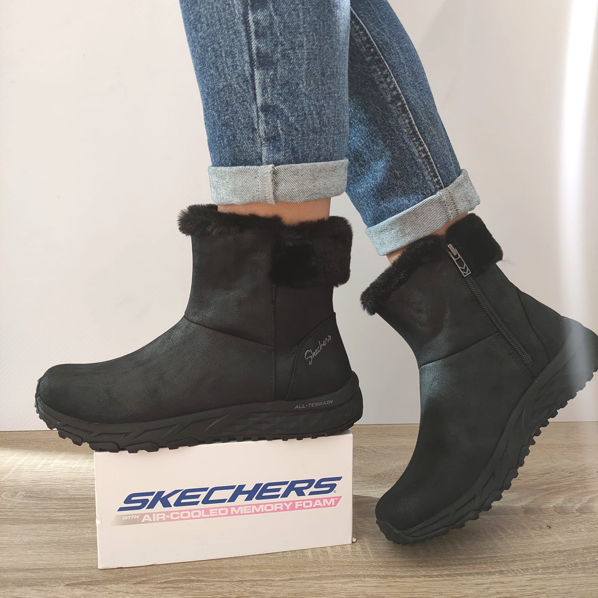 GHETE CASUAL DAMA SKECHERS 167413 - imagine 6