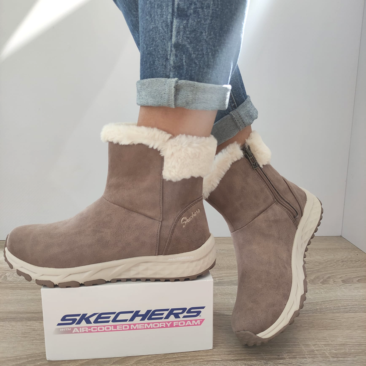 GHETE CASUAL DAMA SKECHERS 167413 - imagine 2