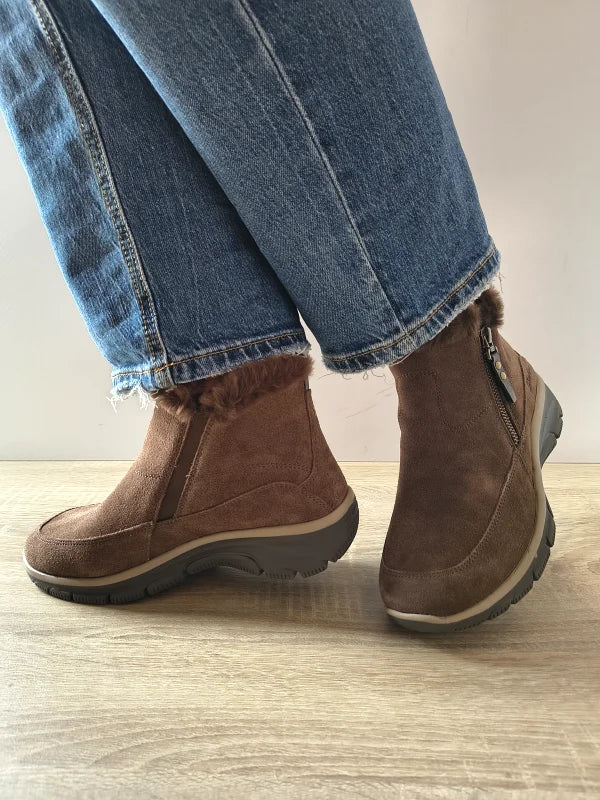 GHETE CASUAL DAMA SKECHERS 167862 CHOC - imagine 2