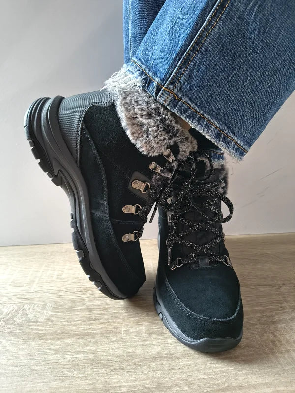 GHETE CASUAL DAMA SKECHERS 167882 BLK - imagine 5