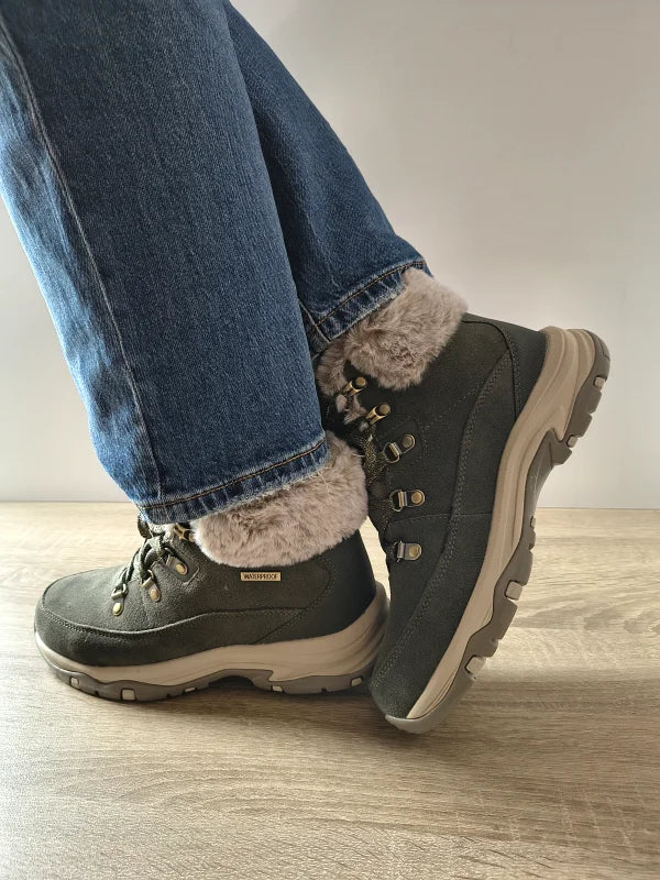 GHETE CASUAL DAMA SKECHERS 167882 OLV - imagine 3