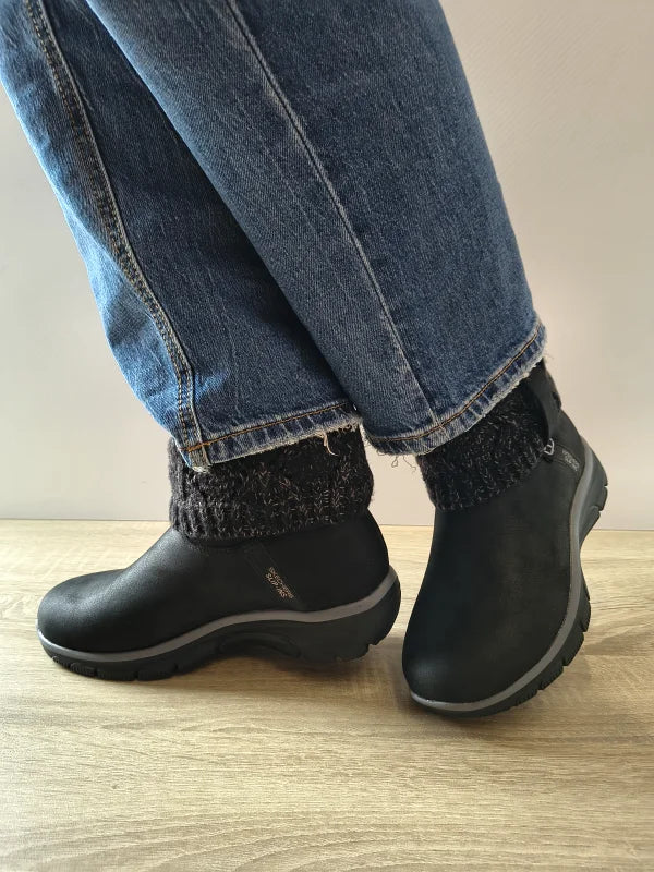 GHETE CASUAL DAMA SKECHERS 168033 BLK