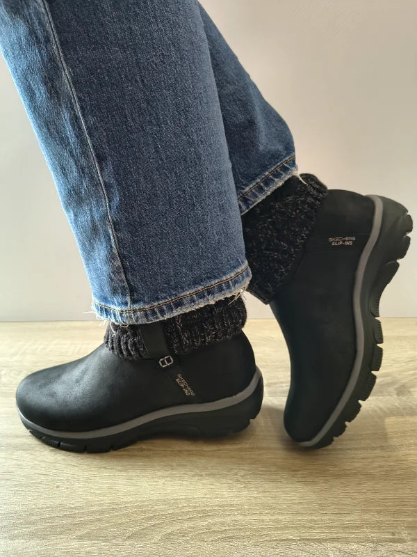 GHETE CASUAL DAMA SKECHERS 168033 BLK